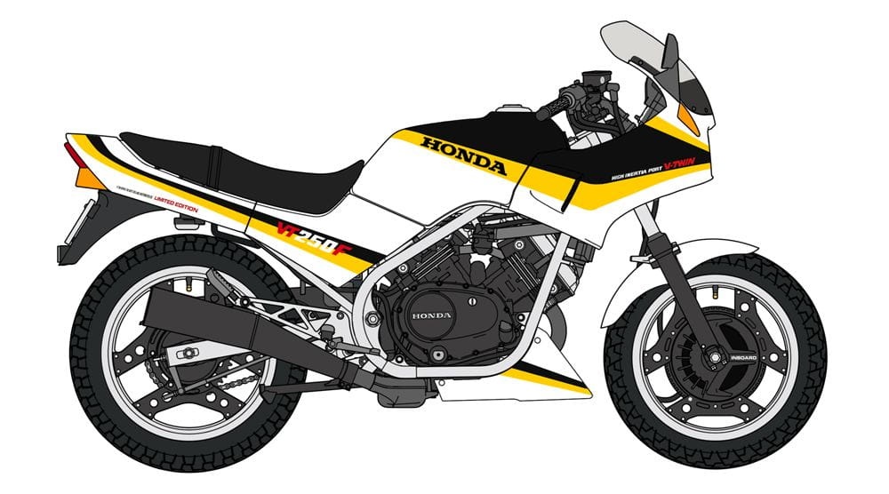 Zdjęcie dodatkowe produktu Honda VT250F (MC08) (1985) Limited Edition 1:12 Hasegawa 21761