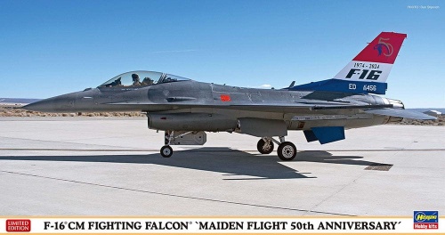 F-16CM Fighting Falcon Maiden Flight 50th Anniversary 1:48 Hasegawa 07535