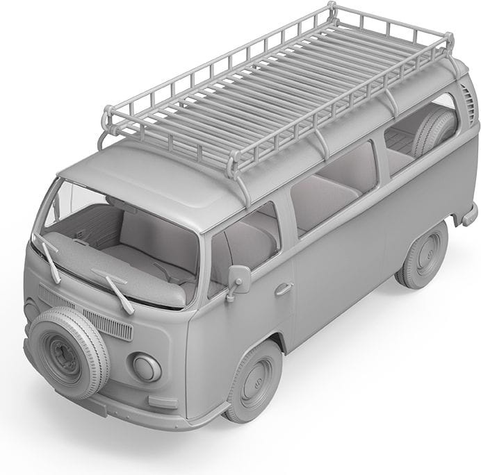 Zdjęcie dodatkowe produktu T2 Model 1967 Bus 1:35 AK Interactive 35022