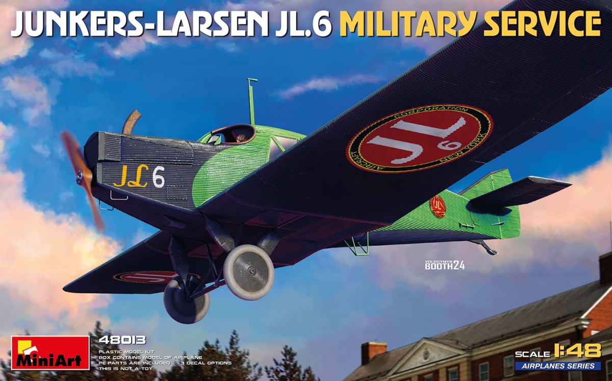 Zdjęcie główne produktu Junkers-larsen Jl.6. Military Service 1:48 MiniArt 48013