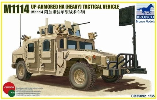 M1114 Up-Armored HA (Heavy) Tactical Vehicle 1:35 Bronco CB35092