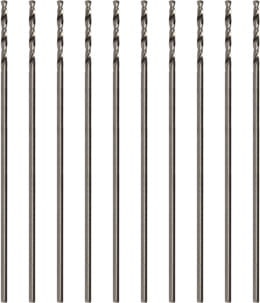Zdjęcie główne produktu Precyzyjne wiertła HSS Modelcraft 0,5 mm (zestaw 10 sztuk) Shesto PDR1910-05
