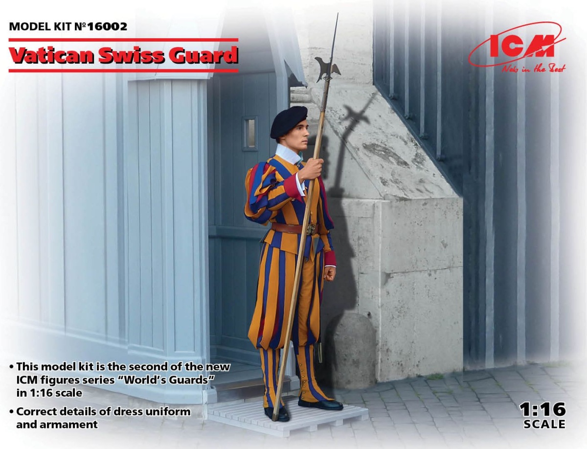 Zdjęcie główne produktu Watykańska Gwardia Szwajcarska 1:16 ICM 16002