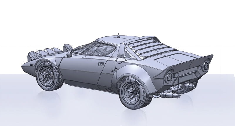 Zdjęcie dodatkowe produktu Lancia Stratos HF Gr.4 1:12 Italeri 4714