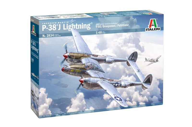 Zdjęcie główne produktu P-38 J Lightning 1:48 Italeri 2834