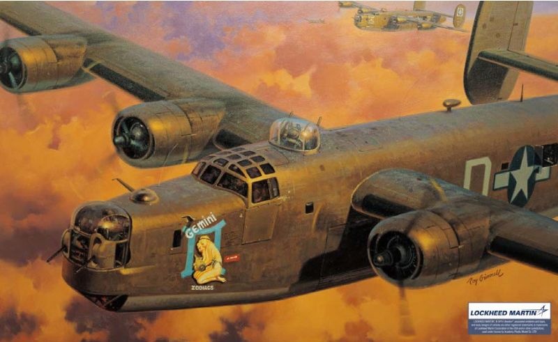 Zdjęcie główne produktu USAAF B-24H Liberator Zodiac 1:72 Academy 12584