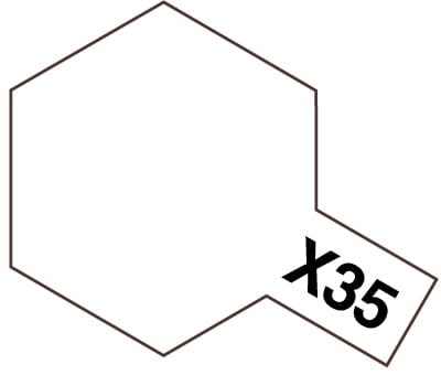 Tamiya 81535 X-35 Semi gloss clear Acrylic Mini Paint 10ml X35