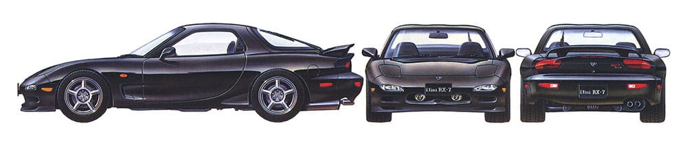 Zdjęcie dodatkowe produktu Mazda RX-7 FD3S Efini 1:24 Tamiya 24110