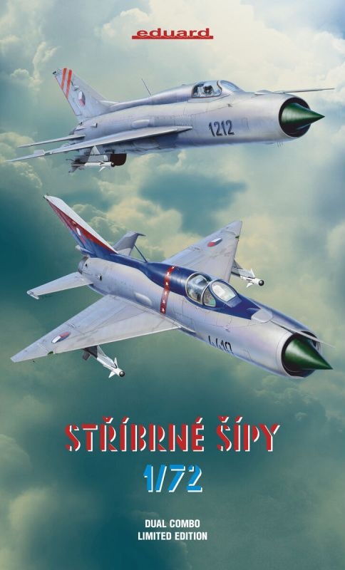 Zdjęcie główne produktu Stribrne sipy (Mig-21PF/PFM) Dual Combo Limited Edition 1:72 Eduard 2134
