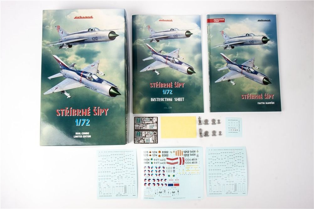 Zdjęcie dodatkowe produktu Stribrne sipy (Mig-21PF/PFM) Dual Combo Limited Edition 1:72 Eduard 2134