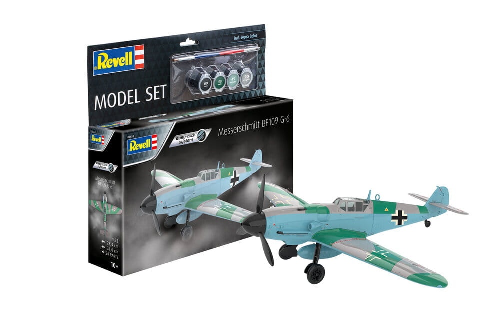 Zdjęcie główne produktu Messerschmitt Bf109G-6 easy-click model set 1:32 Revell 63653