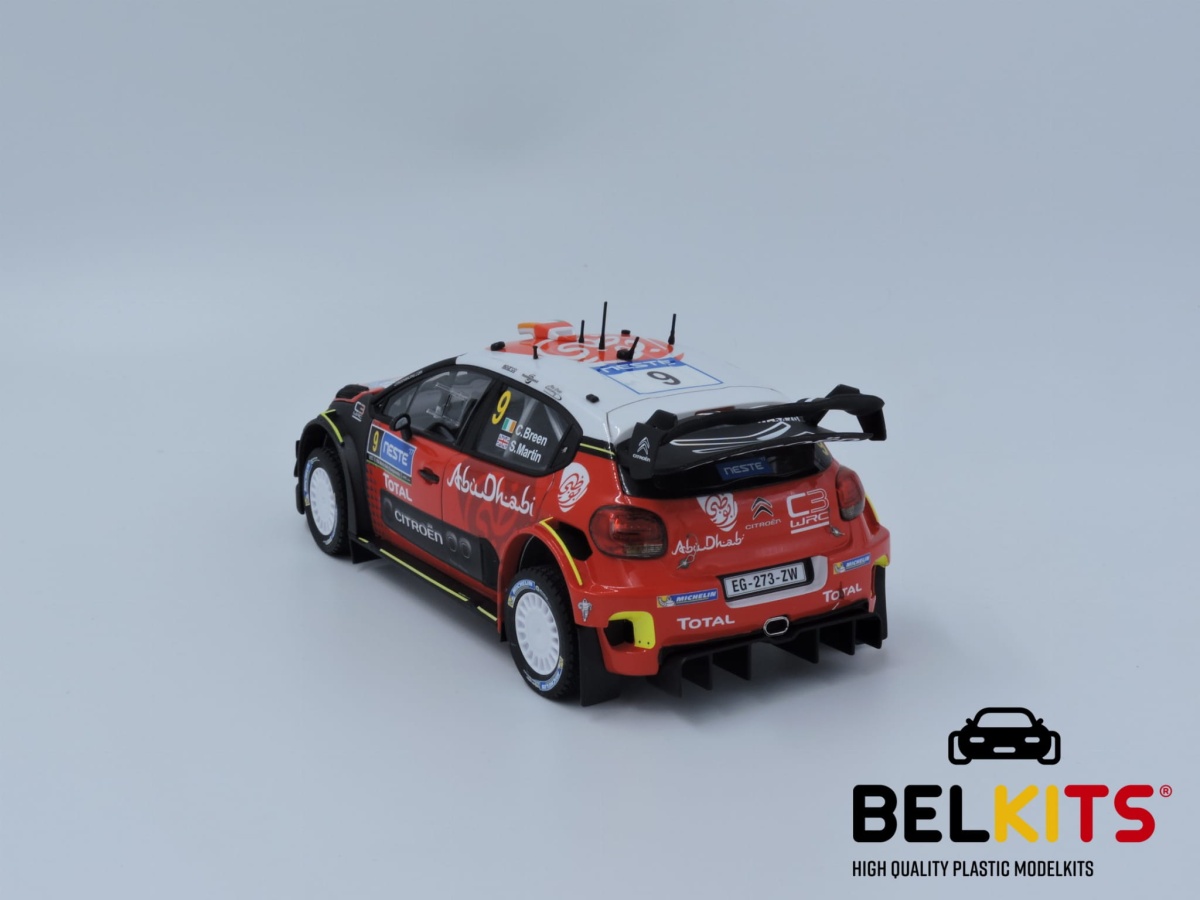Zdjęcie dodatkowe produktu Citroen C3 WRC 2017 Rally Finland 2017 1:24 Belkits 018