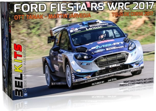 Zdjęcie główne produktu Ford Fiesta RS WRC Tour de Corse 2017 1:24 Belkits 013
