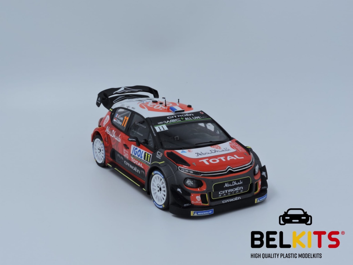 Zdjęcie dodatkowe produktu Citroen C3 WRC 2018 Tour de Corse 2018 1:24 Belkits 017