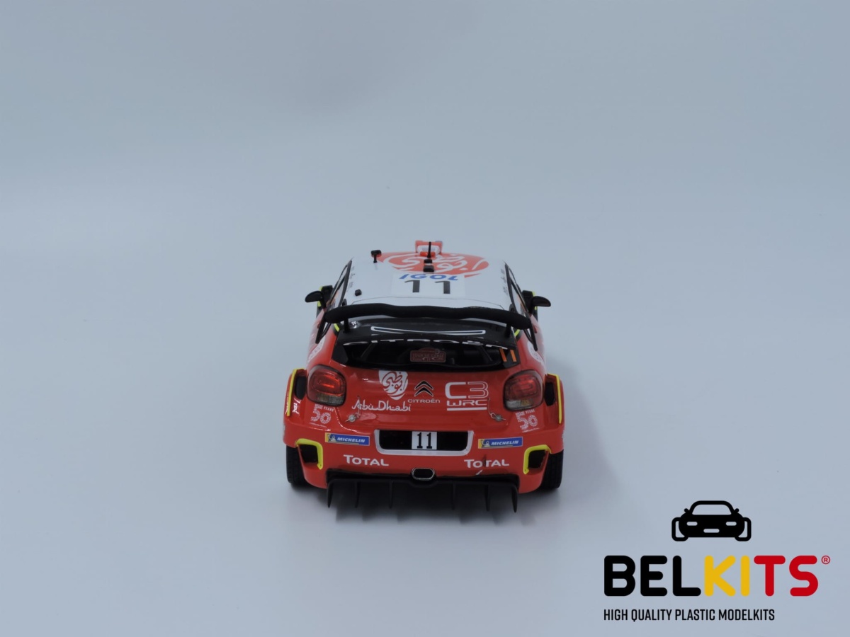 Zdjęcie dodatkowe produktu Citroen C3 WRC 2018 Tour de Corse 2018 1:24 Belkits 017