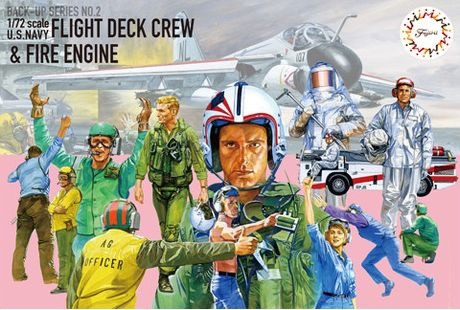 Zdjęcie główne produktu Załoga pokładowa US Navy i Wóz strażacki 1:72 Fujimi 723464