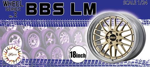 Zdjęcie główne produktu Felgi BBS LM 18 cali 1:24 Fujimi 193687