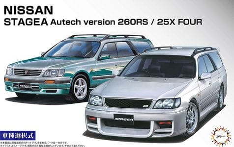 Nissan Stagea Autech Version 260RS / 25X Four 1:24 Fujimi 046136