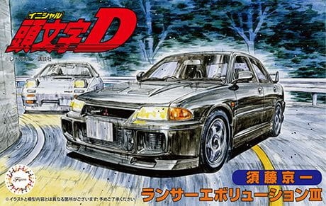 Mitsubishi Lancer Evolution III (Initial D Kyoichi Sudo) 1:24 Fujimi 183824