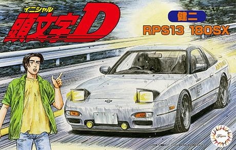 Zdjęcie główne produktu Nissan 180SX (Initial D Kenji) 1:24 Fujimi 183855