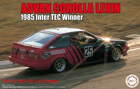 Zdjęcie główne produktu Toyota ADVAN Corolla Levin 3door 1985 Inter TEC Winner 1:24 Fujimi 046914