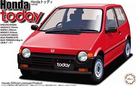 Zdjęcie główne produktu Honda Today G 1985 1:24 Fujimi 046921