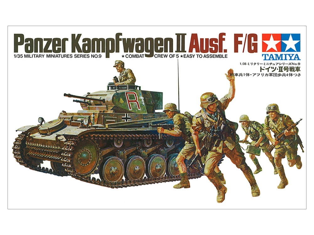 Zdjęcie główne produktu Panzerkampfwagen II PzKpfw II Ausf. F/G 1:35 Tamiya 35009