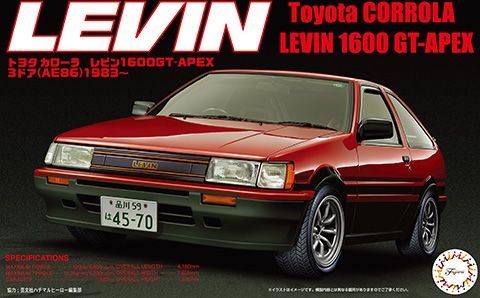 Zdjęcie główne produktu Toyota AE86 Levin 1983 Fujimi 047232