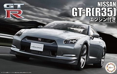 Zdjęcie główne produktu Nissan GT-R (R35) (z modelem silnika) 1:24 Fujimi 047492