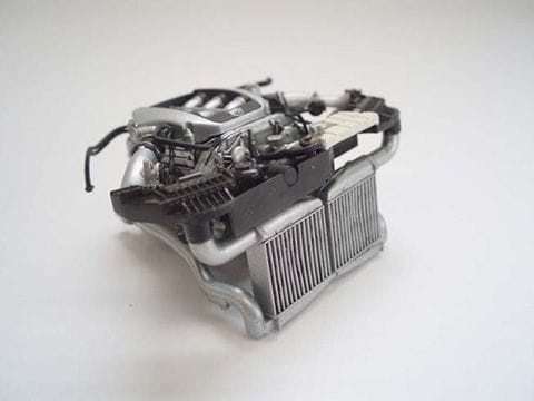 Zdjęcie dodatkowe produktu Nissan GT-R (R35) (z modelem silnika) 1:24 Fujimi 047492