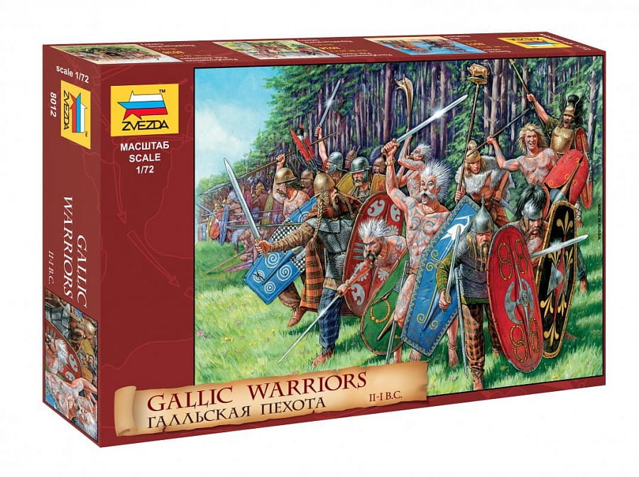 Zdjęcie główne produktu Piechota galijska 1:72 Zvezda 8012
