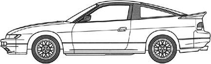 Zdjęcie dodatkowe produktu Nissan Sileighty (S13 plus RS13) 1:24 Fujimi 047737