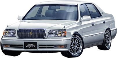 Zdjęcie dodatkowe produktu Toyota Crown Majesta UZS155 V8 4000 C Type i-Four 1:24 Fujimi 047782