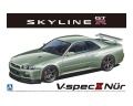 Zdjęcie główne produktu Nissan Skyline R34 GT-R V-Spec II Nur. '02 BNR34 1:24 Aoshima 062753