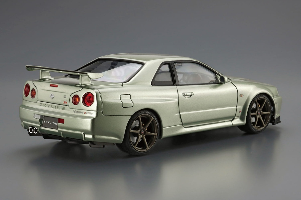 Zdjęcie dodatkowe produktu Nissan Skyline R34 GT-R V-Spec II Nur. '02 BNR34 1:24 Aoshima 062753