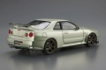 Zdjęcie dodatkowe produktu Nissan Skyline R34 GT-R V-Spec II Nur. '02 BNR34 1:24 Aoshima 062753