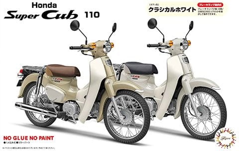 Honda Super Cub110 (Classical White) 1:12 Fujimi 142005
