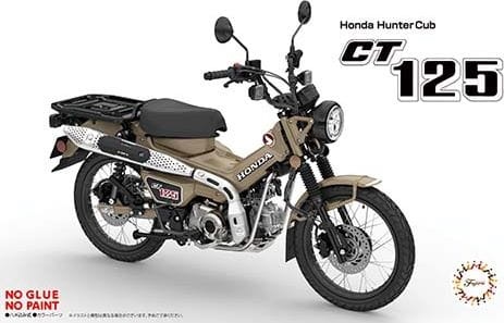 Zdjęcie główne produktu Honda CT125 (Next4, Hunter Cub/Matt Fresco Brown) 1:12 Fujimi 142074