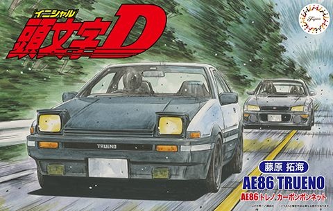 Toyota AE86 (Initial D Takumi Fujiwara) 1:24 Fujimi 183749