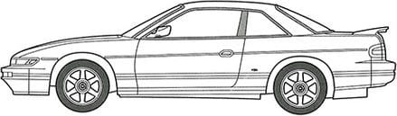 Zdjęcie dodatkowe produktu Nissan Silvia Q (S13) Gussan Edition 1:24 Fujimi 185958