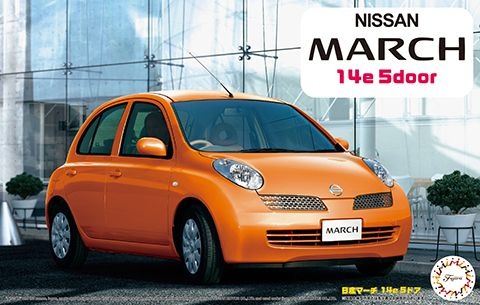 Nissan Micra (March) 14e 5d 1:24 Fujimi 046587