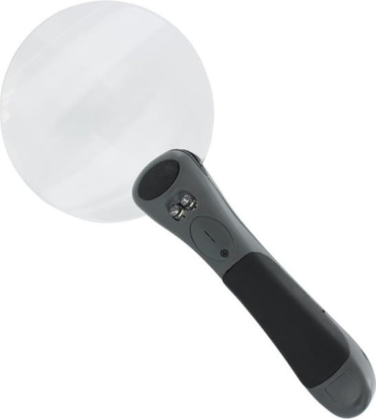 Zdjęcie główne produktu Lupa Ręczna (2,5x) z podświetleniem LED Lightcraft Shesto LC1890