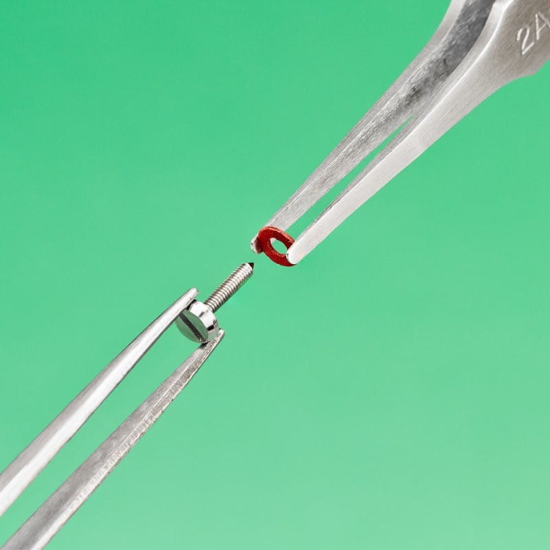 Zdjęcie dodatkowe produktu Pęseta ze stali nierdzewnej z prostą końcówką (175mm) Modelcraft Shesto PTW5350