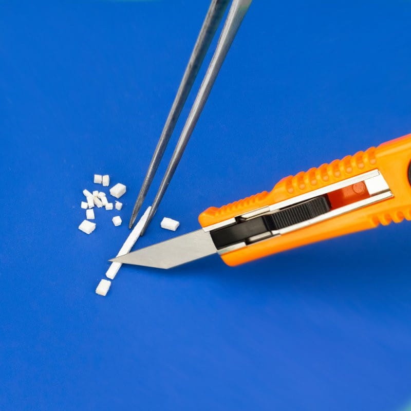 Zdjęcie dodatkowe produktu Pęseta ze stali nierdzewnej z prostą końcówką (175mm) Modelcraft Shesto PTW5350