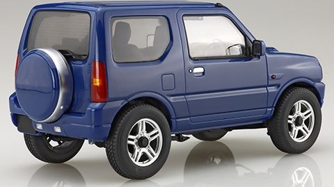 Zdjęcie dodatkowe produktu Suzuki Jimny JB23 Land Venture (Nocturne Blue Pearl) 1:24 Fujimi 066325