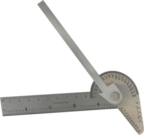 Zdjęcie główne produktu Narzędzie kątowe Modelcraft 5w1 i liniał (100 mm) Shesto PGA5001