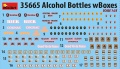 Zdjęcie dodatkowe produktu Butelki z alkoholem z pudełkami 1:35 MiniArt 35665