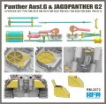 Zdjęcie dodatkowe produktu Panther Ausf.G and Jagdpanther G2 upgrade set 1:35 Rye Field Model 2072