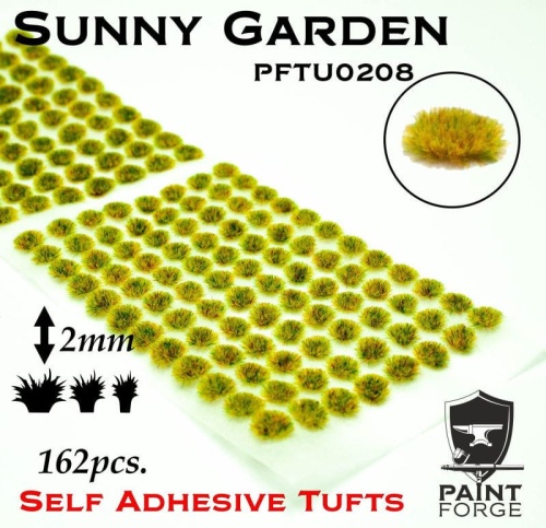 Sunny Garden Grass Tufts (2mm, 162pcs) Paint Forge PFTU0208