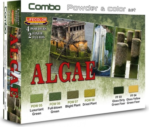 Algae/Algae - set of two paints (22ml) and four Lifecolor SPG07 sprinkles